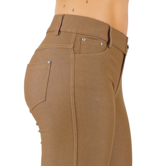 Jean Look Cotton Blend Jeggings Tights Slimming - Picture 5 of 6